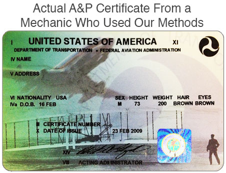 A&P Certificate